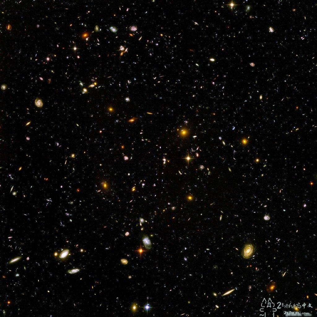 数十亿光年尽头的宇宙照片