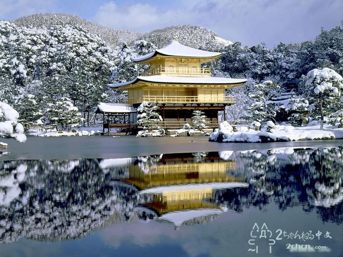 作为日本人一定要去看一次的金阁寺冬景