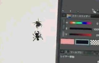twitter：显示器上有只蜘蛛，于是画了一只蜘蛛跟它大战三百回合