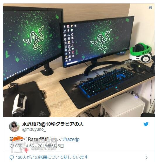 2ch：看看日本第一coser Enako（25岁）的电脑桌