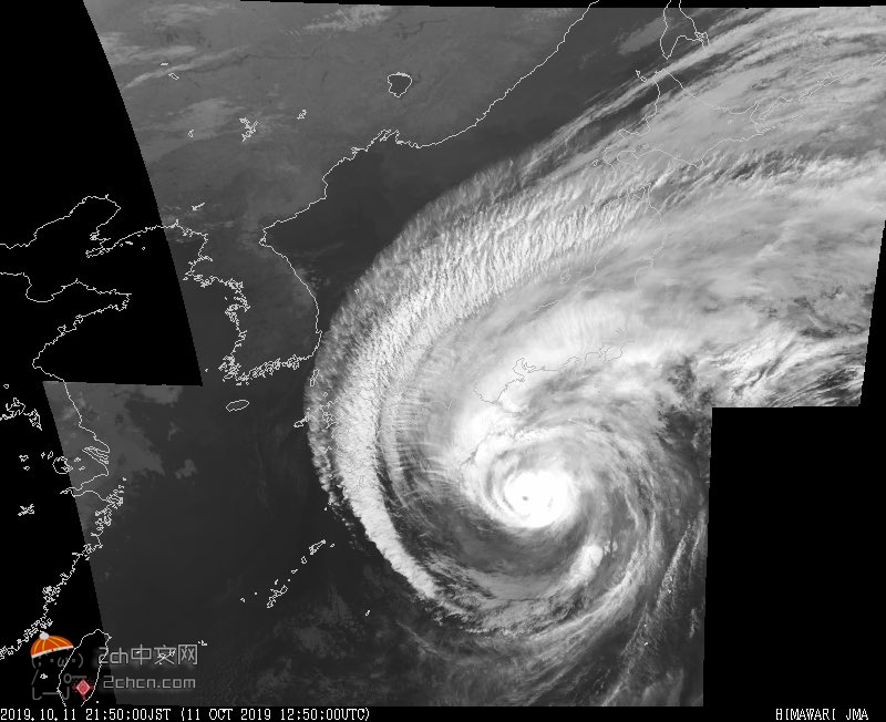 日本2ch：台风19号来袭，日本将消失