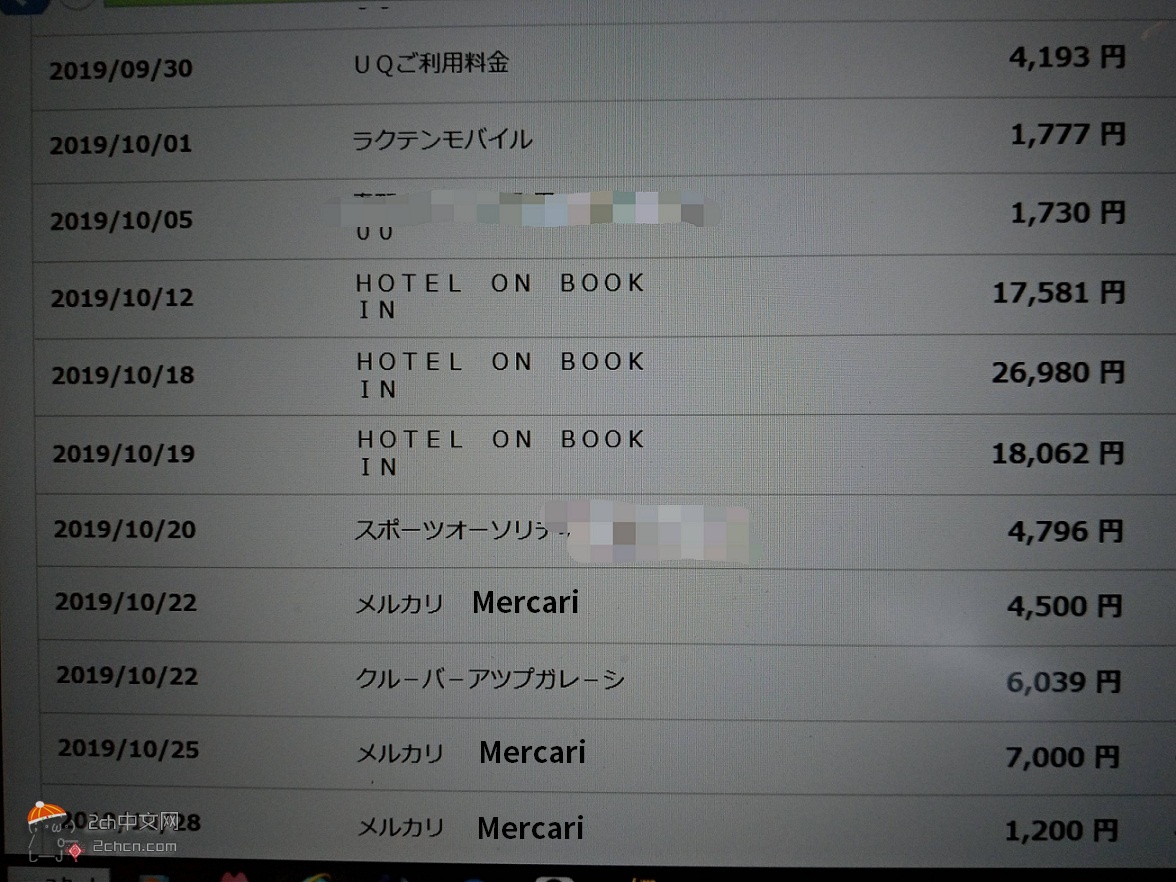 日本2ch网民：我的信用卡被盗刷了……
