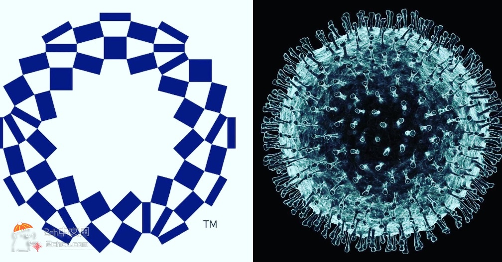 日本2ch网民：【悲报】日本奥运会logo跟冠状病毒很像