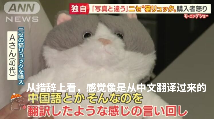 2ch：【悲报】日本人兴奋地买“猫帆布背包”，结果收到了惊人的中国假货