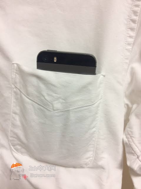 2ch：日本大叔流行把手机放在胸前口袋