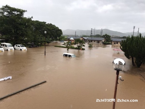 2ch：日本山形县的洪水比你们想象的糟糕5倍