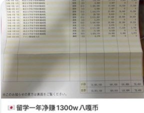 2ch：中国留学生在小红书炫耀，“在日本留学（住院）1年，净赚1300万八嘎币”